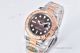 Clean Factory 1-1 Copy Rolex Yacht-Master Half Rose Gold Chocolate Top 3235 Watch Men 40 mm (2)_th.jpg